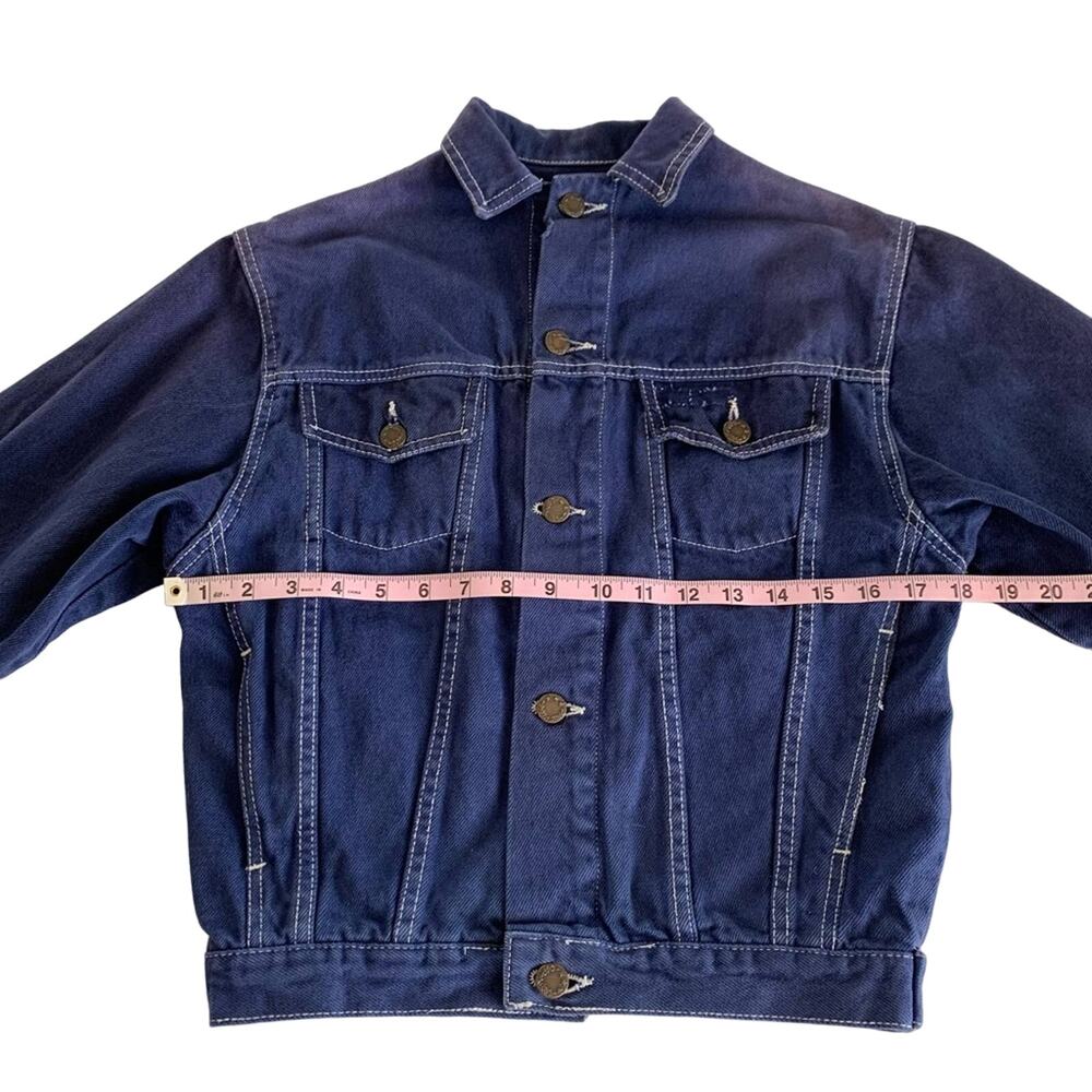 Reworked Apparel Spice Girls Graphic Custom Denim Jacket Juniors Large Upcycled - Picture 7 of 11